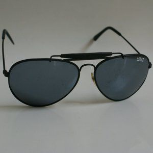 NWT TruVintage Outdoorsman style w/black frame &Super Dark smoke lens sunglasses